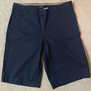 J. Crew Cotton navy Burmuda‎ Shorts size 4